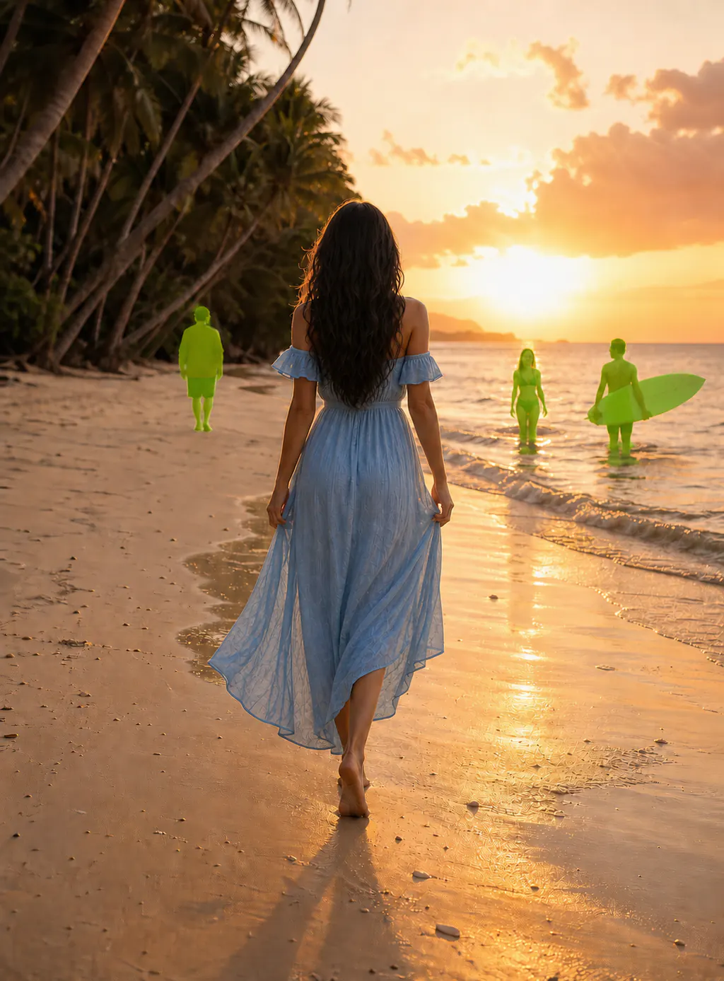 处理前